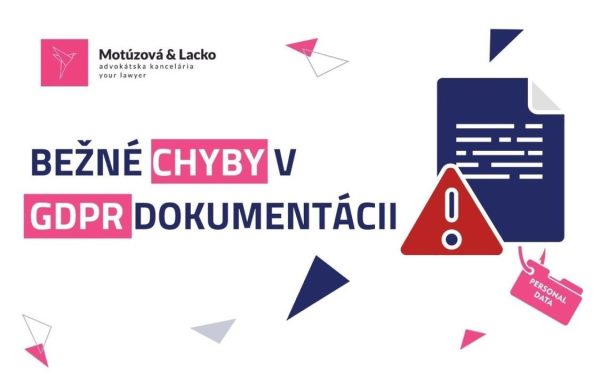 Bežné chyby v GDPR dokumentácii